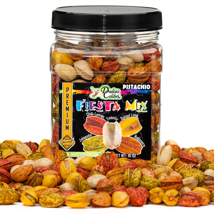 Fiesta Mix Pistachios | Premium  | Family size | 16 oz (1 lb)